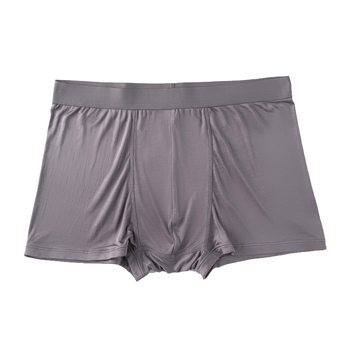 Muške bokserice od Mulberry svile, prozračne, srednji pojas, pleteni, jednofarbni uzorak