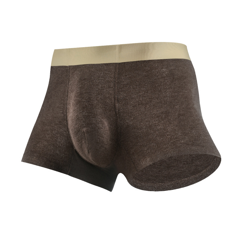 Ανδρικά μποξεράκια χωρίς ραφές με μέση, ύφασμα: Regenerated cellulose fiber, επένδυση ζώνης: 100% βαμβάκι, διατηρούν τη ζεστασιά, αντιβακτηριακό