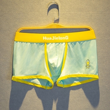 Ljetne muške boxerice od ice silk, srednji pojas, prozračne i udobne