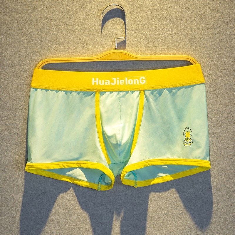 Ljetne muške boxerice od ice silk, srednji pojas, prozračne i udobne