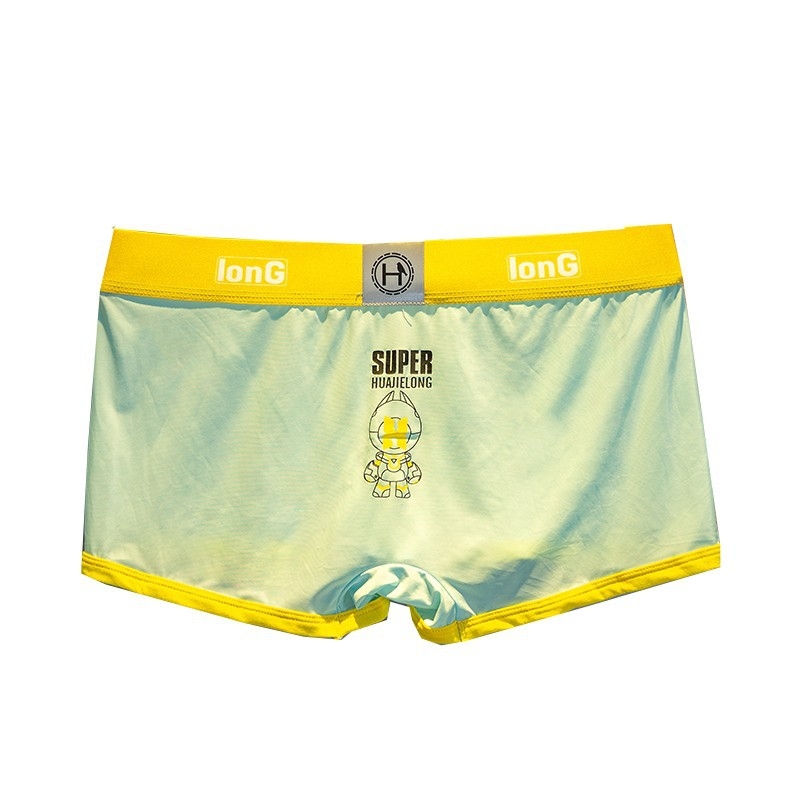 Ljetne muške boxerice od ice silk, srednji pojas, prozračne i udobne