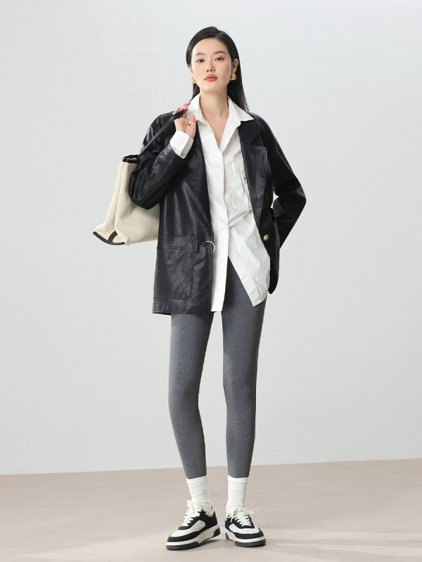 All-in-One leggings Mulberry Silk meleg fleece bélésével, magas rugalmasság, nem korlátozó fazon, hossz 9/10, szoros illeszkedésű jóga nadrág