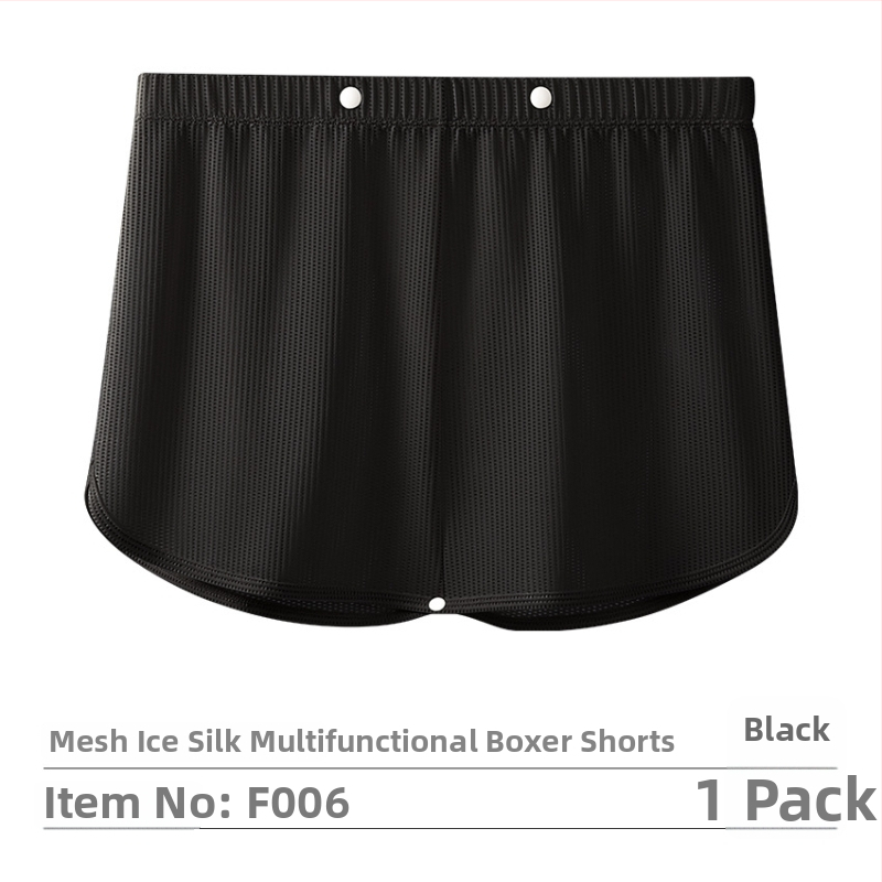 Muške bokserice s otvorom u preponama, tanak ice silk materijal, brzo sušeće, prozračne