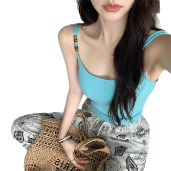 Γυναικεία καμιζολ, γλυκό στυλ, στρογγυλή λαιμόκοψη, τιράντες ώμου, ύφασμα βισκόζη (Rayon) με 50–70% βαμβάκι, 181–200 g/m2, κωδ. 948-qd, άνοιξη-καλοκαίρι 2025