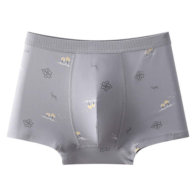 Muške boxerice od pamuka, antibakterijske, plus veličine, s karikaturnim printom
