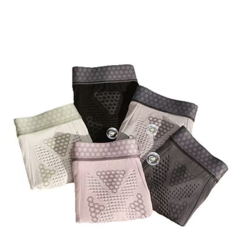 Ανδρικά boxer briefs από Modal με κυψελοειδή υφή, αναπνέουν, αντιβακτηριακά, γρήγορο στέγνωμα, μεσαίο ύψος μέσης.