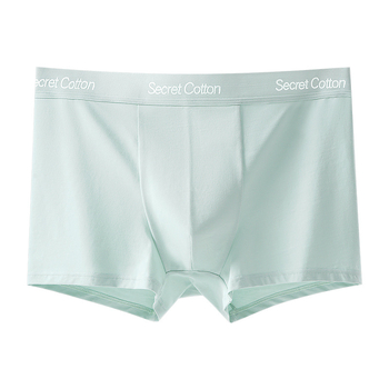 Muške pamučne bokserice, prozračne i antibakterijske, 100% pamuk, srednji pojas, jednobojne