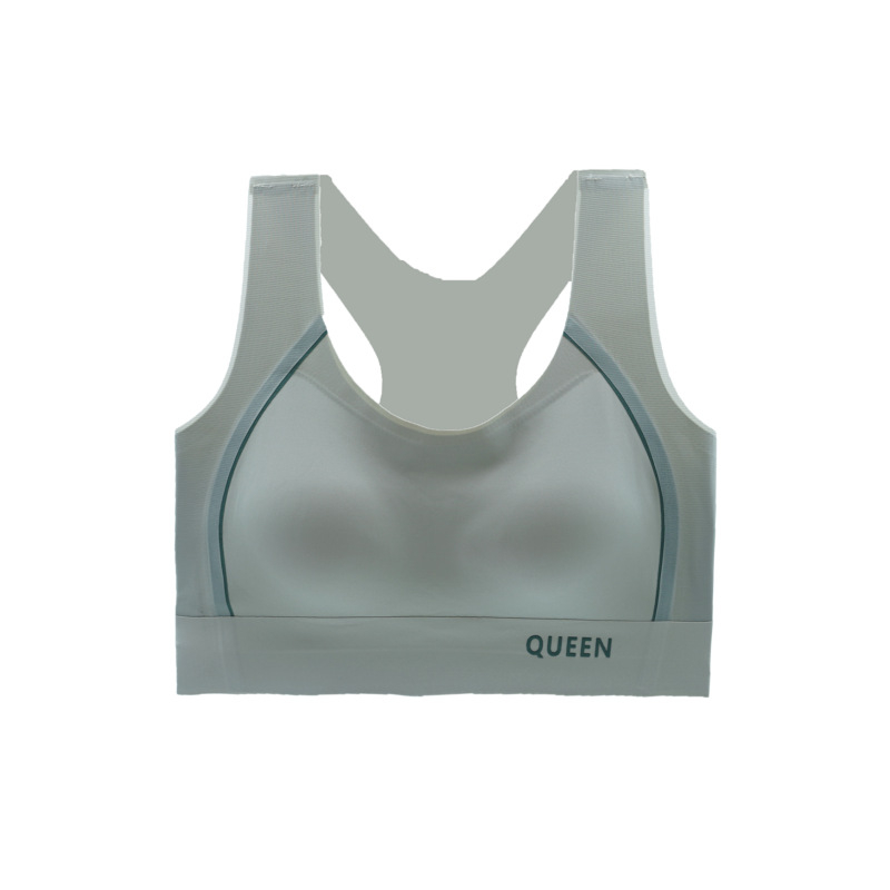 спортен сутиен за бягане, удароустойчив, висок интензитет, интегрирана фиксирана чашка, двойни презрамки