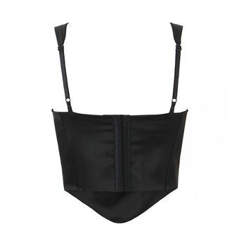 Ženski sling top – uski kroj, poliester-spandeks smjesa, kratka duljina, dvostruke naramenice, mikroelastičnost