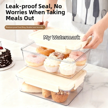 Kutija za čuvanje svježine (kvadratnog oblika, 800-1000 ml, prehrambeni PP, zapečaćen poklopac, održava toplinu)