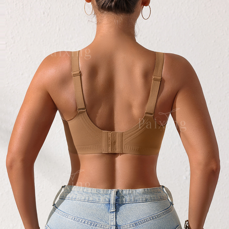 Bešavne grudnjice s Ice Silk, bez žice, Push-Up, 3/4 košarice, bočna podrška, prozračna i udobna