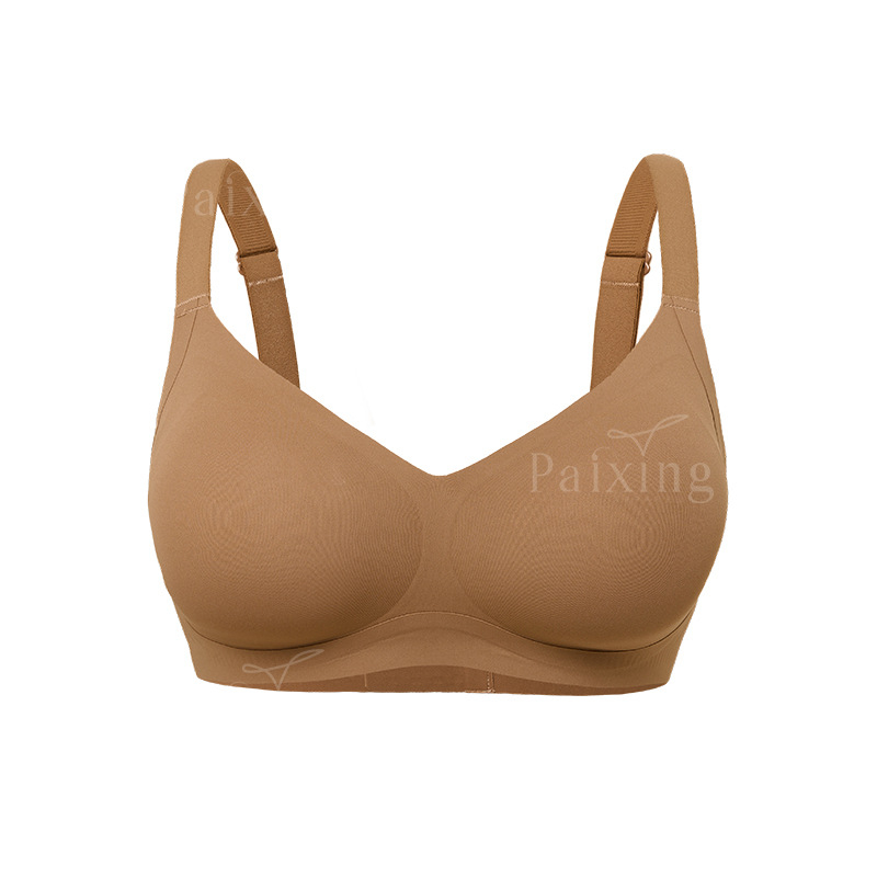 Bešavne grudnjice s Ice Silk, bez žice, Push-Up, 3/4 košarice, bočna podrška, prozračna i udobna