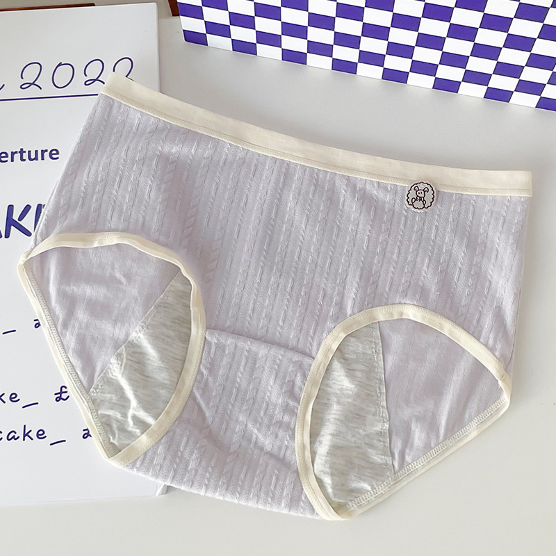 Ženske gaćice za razdoblje s zaštitom od prolijevanja, pamuk, antibakterijska podstava, plus veličina, bikini gaćice