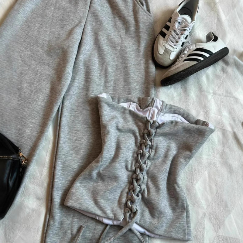 Ženski top s omotom oko prsa - uski kroj, duljina 50–65 cm, poliester, 50–70% poliester sadržaja, urbani/hip-hop stil