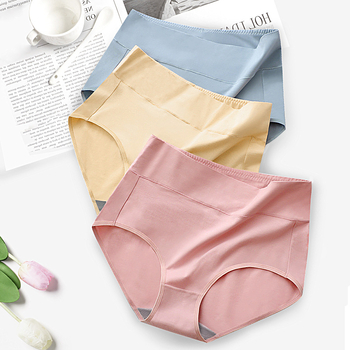 Ženske gaćice od pamuka s visokim strukom za oblikovanje: podizanje kukova, kontrola trbuha, podstava od viskoze