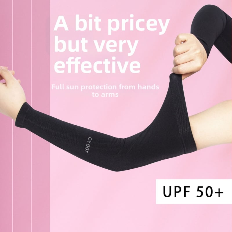 Найлонов ръкав за предмишница с UV защита, дишащ, унисекс, подходящ за спорт и езда