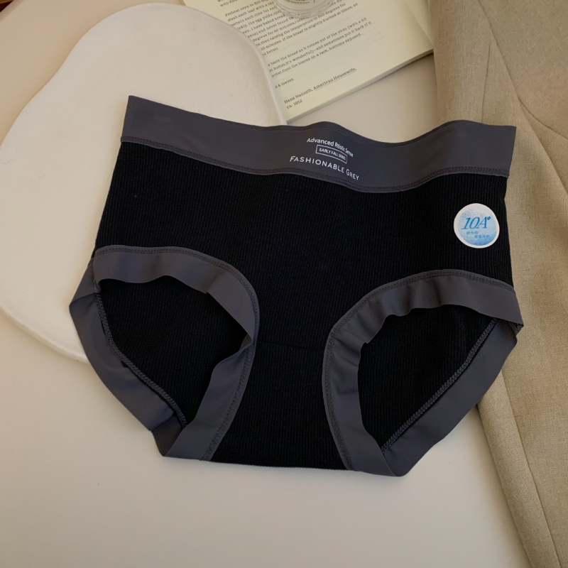 Παιδικά βαμβακερά αντιβακτηριακά εσώρουχα για κορίτσια με επεκτεινόμενη περιοχή, μεσαία μέση, αναπνέον σχέδιο σε χρωματικό συνδυασμό