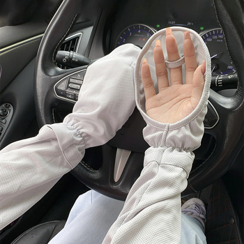 Слънцезащитни ръкави за предмишница с копитообразен дизайн, Ice Silk, дишащи акрилни влакна, UV защита, за шофиране и открито