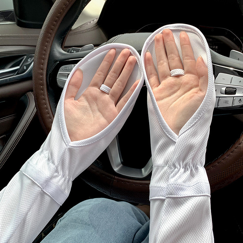 Слънцезащитни ръкави за предмишница с копитообразен дизайн, Ice Silk, дишащи акрилни влакна, UV защита, за шофиране и открито