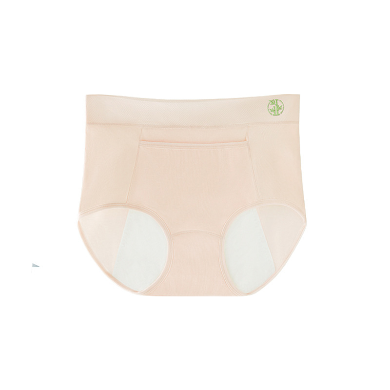 Me menstrualne hlače sa srednjim strukom i džepom, ultra-dulji panel pre prepub, protiv curenja sa strane, visoka elastičnost, prozračne i udobne; glavni materijal regenerirana celulozna vlakna 65,2%; podstava područje pamuk 31,6%