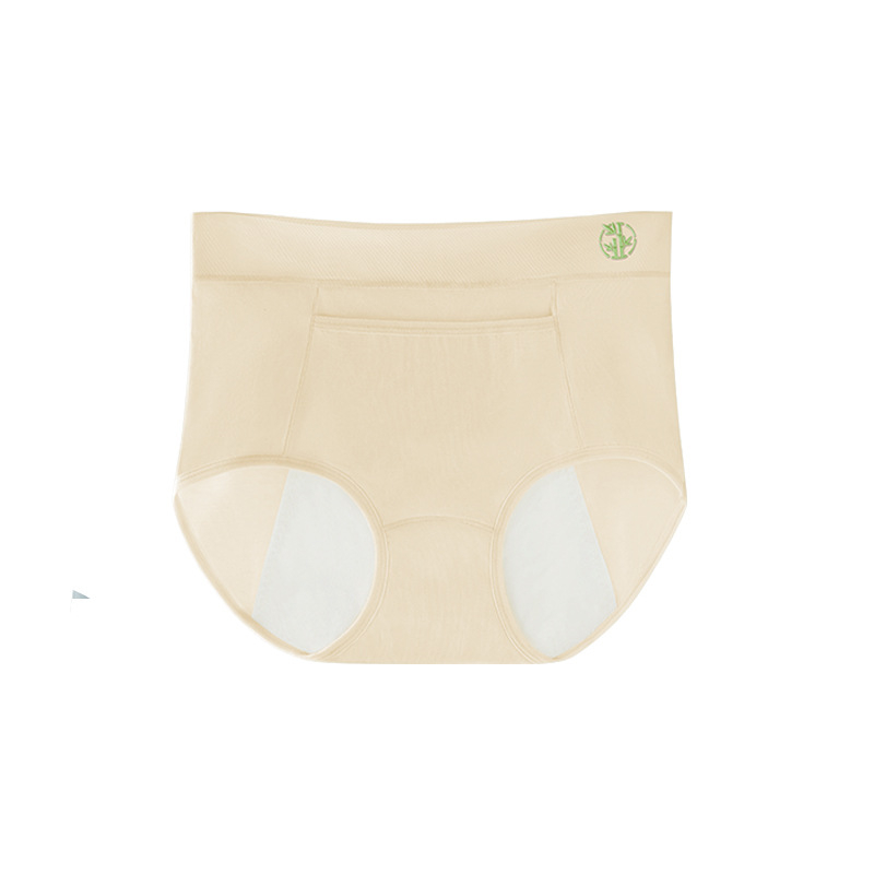 Me menstrualne hlače sa srednjim strukom i džepom, ultra-dulji panel pre prepub, protiv curenja sa strane, visoka elastičnost, prozračne i udobne; glavni materijal regenerirana celulozna vlakna 65,2%; podstava područje pamuk 31,6%