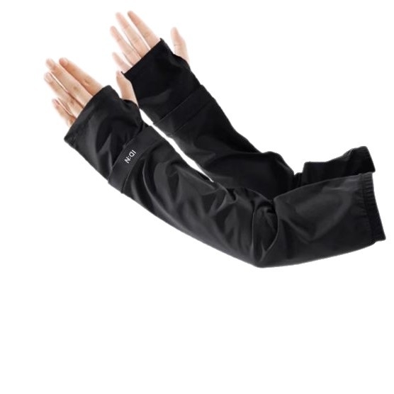 Унисекс комплект външни ръкави, акрилна материя, едноцветен, слънцезащитни за колоездене, туризъм и риболов