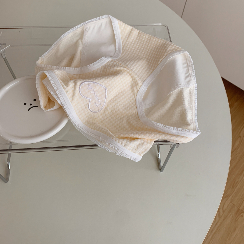 Ženske menstrualne gaćice, prozračna viskoza, karirani uzorak, anti-curenje, pamuk međunožje
