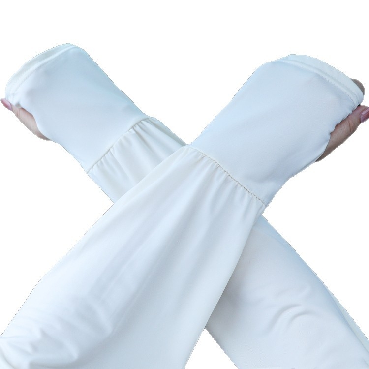 UV защитни ръкави Ice Silk за лято – дълги, леки, еластични; за шофиране (Полиестър 71–80%, Спандекс 11–20%)