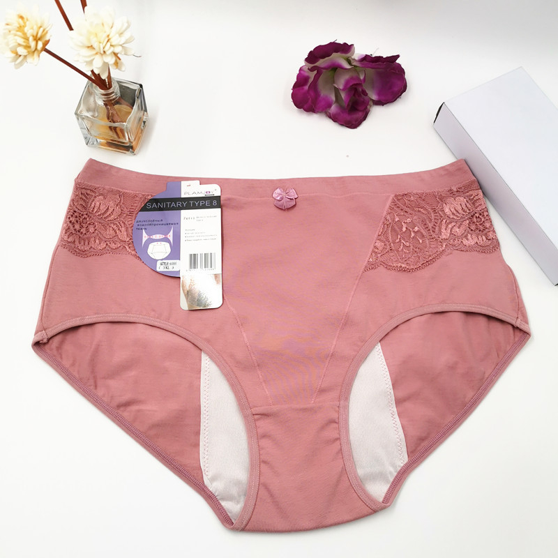 Ženske menstrualne gaćice s visokim strukom, fiziološka funkcija, glavna tkanina pamuk 95%, podstava 100% pamuk, dizajn mašna