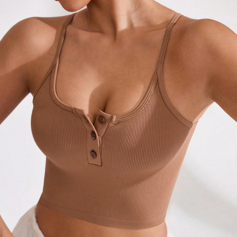 Ženski top s dvostrukim trakama, Slim fit, Nylon 90–95% + Spandex do 30%, Visoka elastičnost, bez jastučića