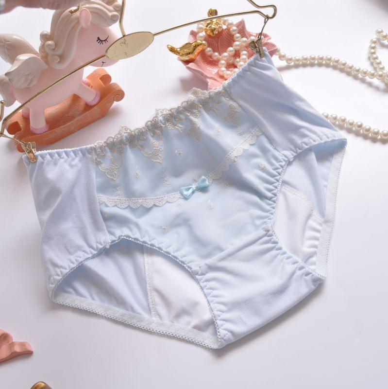 Ženske menstrualne gaćice sa srednjim strukom, zaštita od curenja; Milk Silk Modal smjesa, Vinylon 95% podstava.