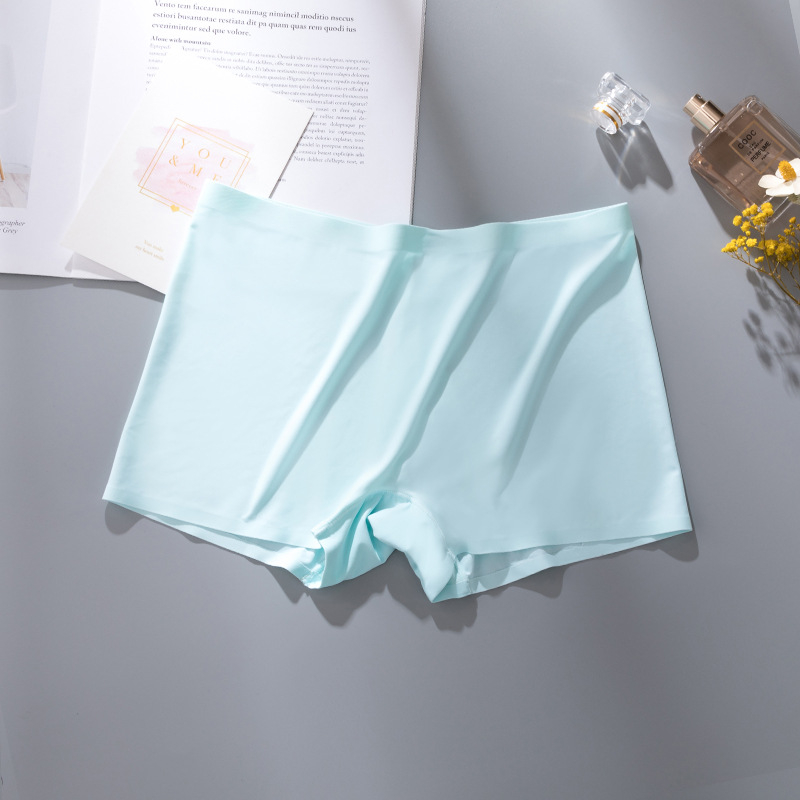 Женски бикини с средна талия, Ice Silk плат, основен материал: нейлон 86%, чатал от памук