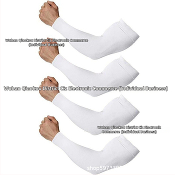 Слънцезащитни дишащи ръкави за каране и спорт на открито, найлон, съдържание 81-95%, стил естествен, пролет 2024