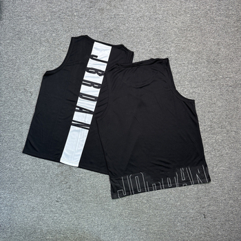 Vyrų be rankovių treniruočių liemenė, greitai džiūstanti, kvėpuojanti, poliesterio audinys, 88% poliesterio turinys