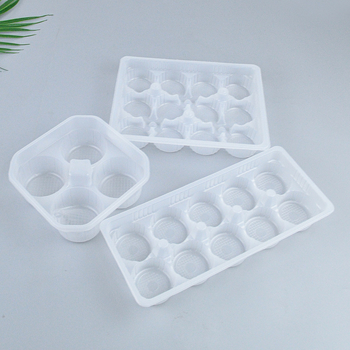 Cutie de ambalare din PP, de unică folosință, pentru găluște și patiserie, imprimare de logo disponibilă; nu este potrivită pentru cuptorul cu microunde; nu este biodegradabilă.