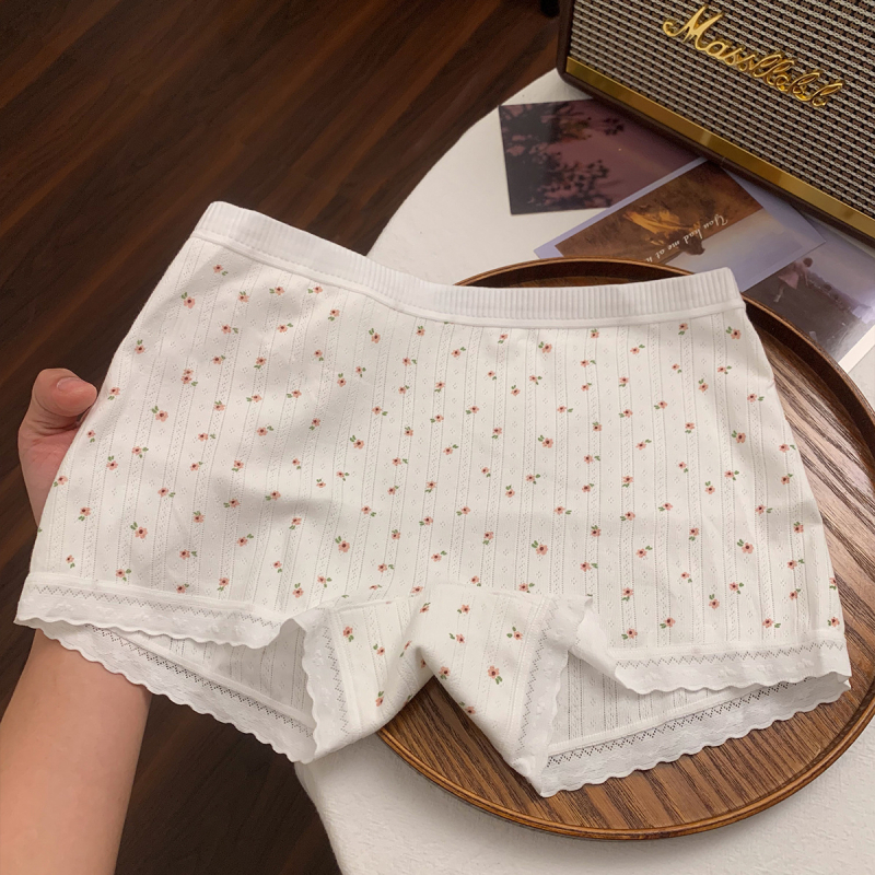 Boxer briefs pentru femei din bumbac combed, 90–95% bumbac, țesătură 40s, respirabile, antibacteriene, talie medie, crotch extins