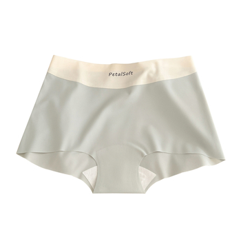 Γυναικείοι μποξέρ από νάιλον, διαπνέουσες και αντιβακτηριακές, μεσαίας μέσης, μονοχρωμο σχέδιο, επένδυση καβάλου 100% βαμβάκι, 80–90% νάιλον