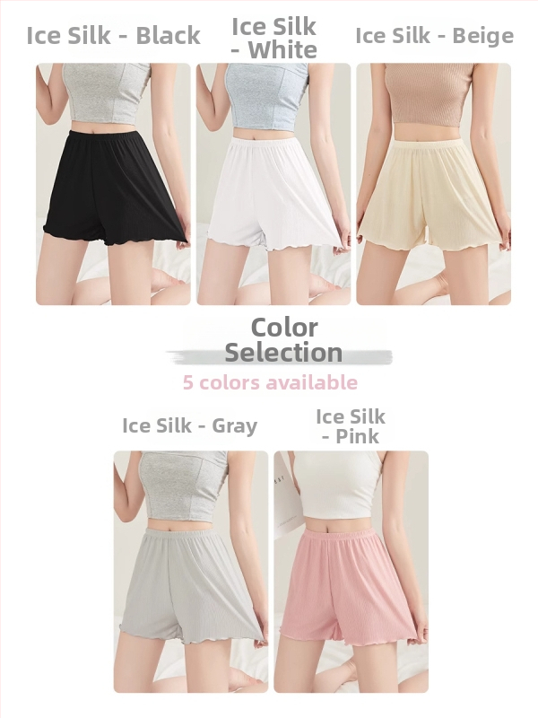 Γυναικείος σορτς από μίξη Ice Silk, λεπτά, ελαφριά, χωρίς ραφές, αναπνέοντα, μήκος τριών τετάρτων, πολυεστέρας-ελαστάνη (70–80% πολυεστέρας, <30% ελαστάνη)