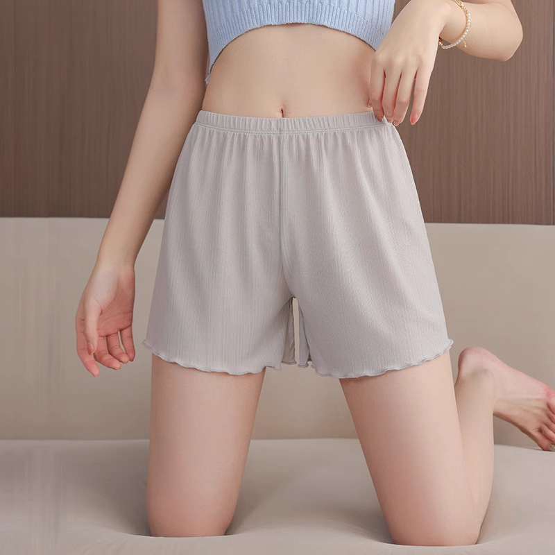 Γυναικείος σορτς από μίξη Ice Silk, λεπτά, ελαφριά, χωρίς ραφές, αναπνέοντα, μήκος τριών τετάρτων, πολυεστέρας-ελαστάνη (70–80% πολυεστέρας, <30% ελαστάνη)