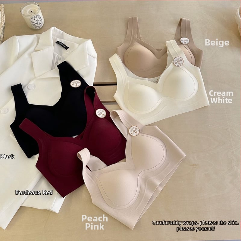 Liemenėlė su fiksuojamais dirželiais, 3/4 puodelio, plonas formuotas puodelis, be siūlių dizainas, viršutinė parama