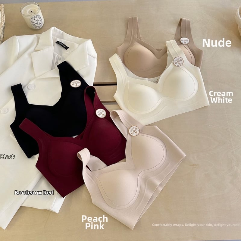 Liemenėlė su fiksuojamais dirželiais, 3/4 puodelio, plonas formuotas puodelis, be siūlių dizainas, viršutinė parama