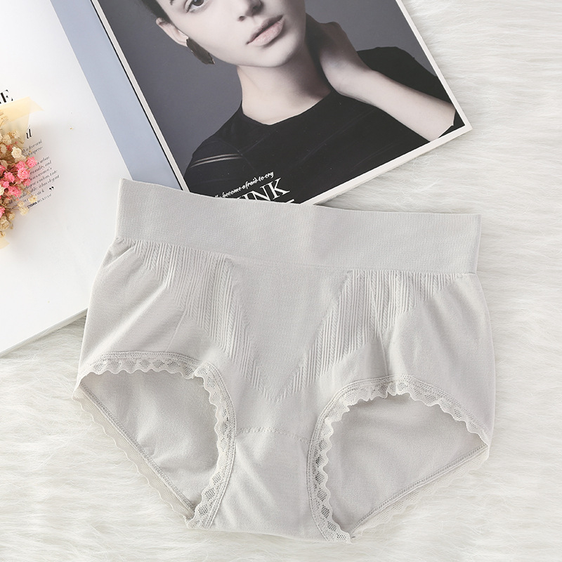Bešivne ženske gaćice s visokim strukom, Spandex/Lycra tkanina, prozračne, 100% pamuk kljun, antibakterijske, podizanje kukova