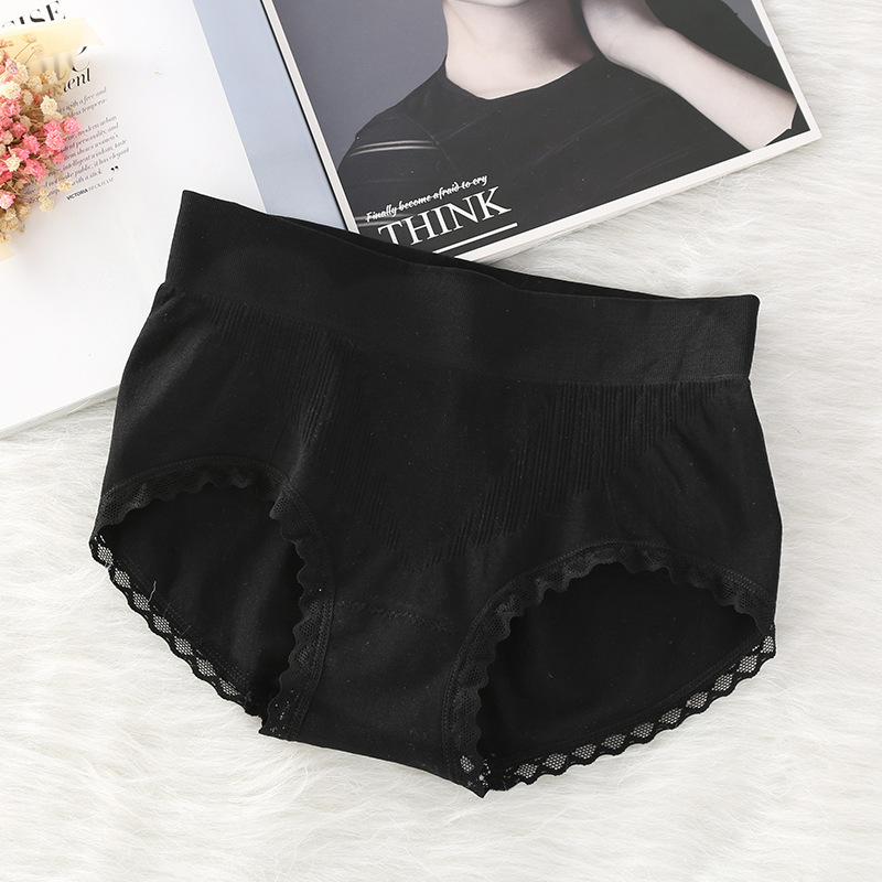 Bešivne ženske gaćice s visokim strukom, Spandex/Lycra tkanina, prozračne, 100% pamuk kljun, antibakterijske, podizanje kukova
