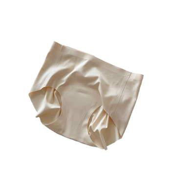 Ženske gaćice od ice silk za fitness i jogu, srednji pojas, prozračne, s pamukom u preponama, bez tragova