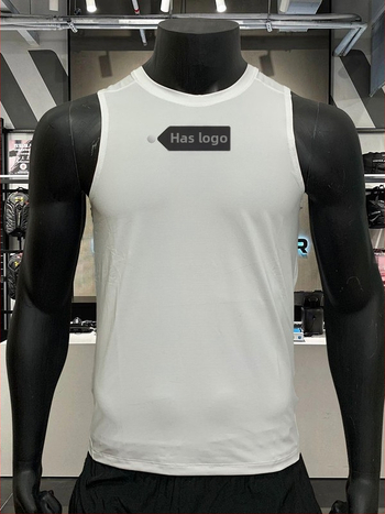 Vyrų vasaros fitneso liemenė be rankovių, kvėpuojanti, greitai džiūstanti, nailonas 75% audinys, laisvas kirpimas