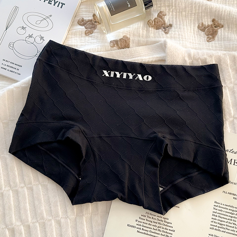 Boxeri pentru femei din bumbac, talie înaltă, antibacterieni, controlul abdomenului