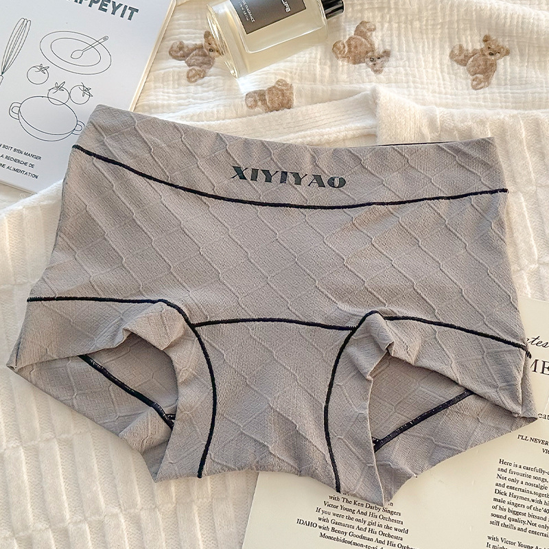 Boxeri pentru femei din bumbac, talie înaltă, antibacterieni, controlul abdomenului