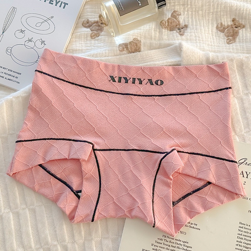 Boxeri pentru femei din bumbac, talie înaltă, antibacterieni, controlul abdomenului