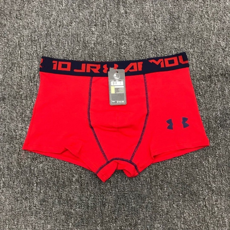 Muške bokserice od pamuka, prozračne, srednje visoke struka, pletena tkanina, 30–50% spandex