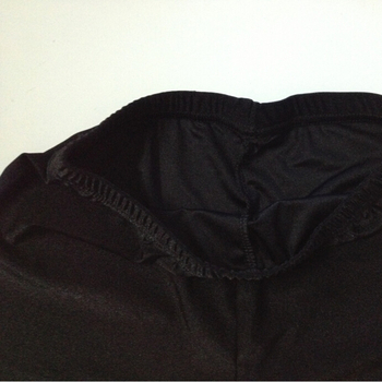 Colanți trei sferturi din nylon, material subțire, model solid, elasticitate ridicată